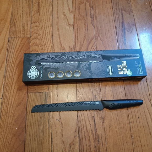 Black Samurai Bread Knife - Picture 1 of 4